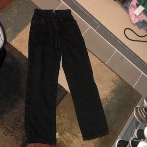 Black Straight Legged Jeans